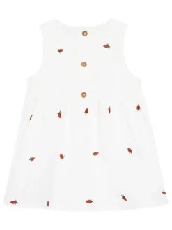 NAME IT Sukienka codzienna Derilla 13240054 Biały Regular Fit