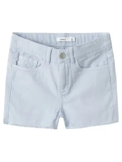 NAME IT Szorty jeansowe 13239003 Błękitny Mom Fit