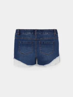 NAME IT Szorty jeansowe 13197440 Granatowy Slim Fit