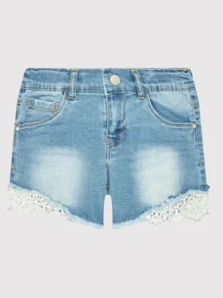 NAME IT Szorty jeansowe 13197440 Niebieski Slim Fit