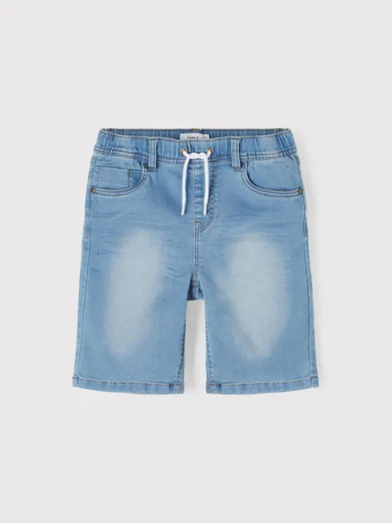NAME IT Szorty jeansowe 13197241 Niebieski Regular Fit