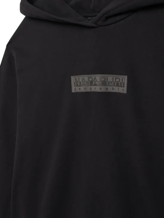 Napapijri Bluza B-New Box Logo NP0A8BA9 Czarny Loose Fit