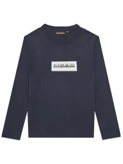 Napapijri Bluzka S-Chamois NP0A4HYK D Granatowy Regular Fit