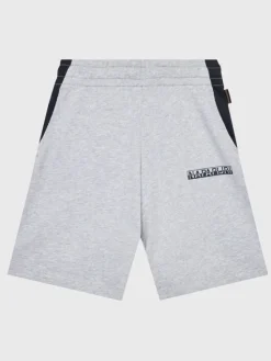 Napapijri Szorty materiałowe Pinta NP0A4GX8 M Szary Regular Fit