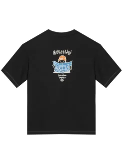 Napapijri T-Shirt S-Flein NP0A8B3L Czarny Loose Fit