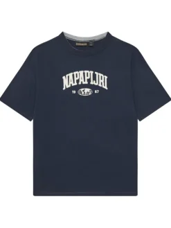 Napapijri T-Shirt S-Inot NP0A891F D Granatowy Regular Fit