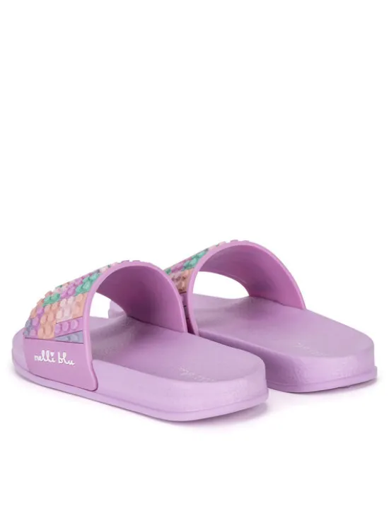 Nelli Blu Klapki P3047043D Różowy