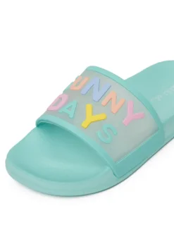 Nelli Blu Klapki P4240032K Zielony