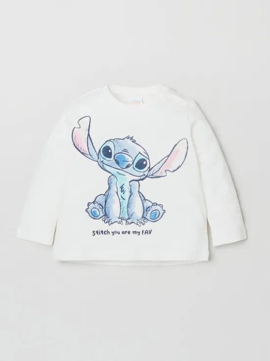 OVS Bluzka DISNEY 1615077 Biały Regular Fit