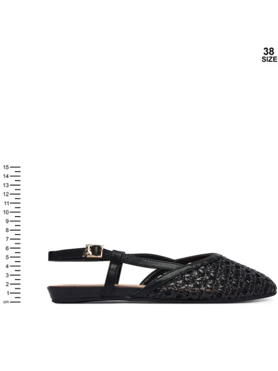 Patrizia Pepe Baleriny PPJ379.01 Czarny