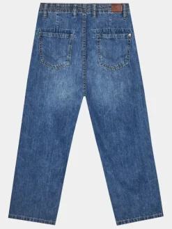 Pepe Jeans Jeansy Loose Jeans Utility Jr PB202139 Niebieski Loose Fit