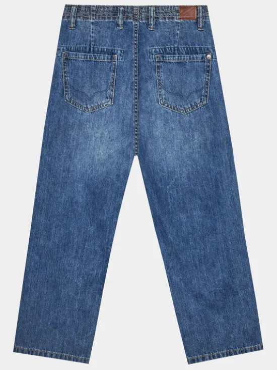 Pepe Jeans Jeansy Loose Jeans Utility Jr PB202139 Niebieski Loose Fit