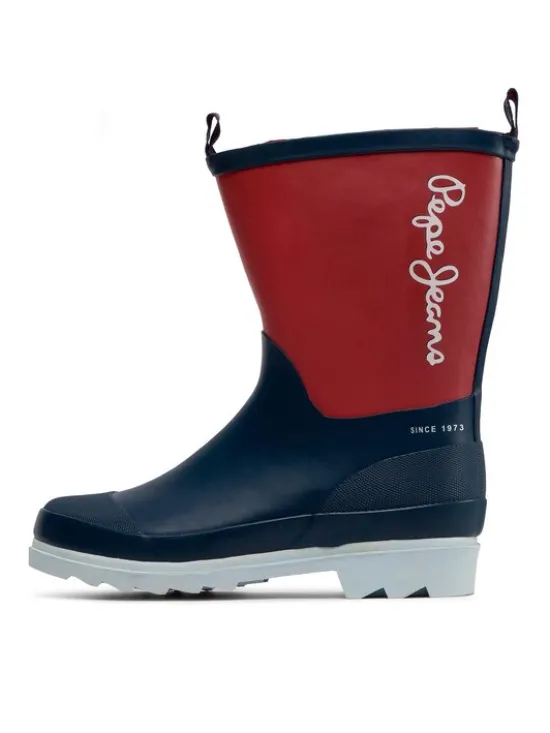 Pepe Jeans Kalosze Storm Basic PBS50097 Granatowy