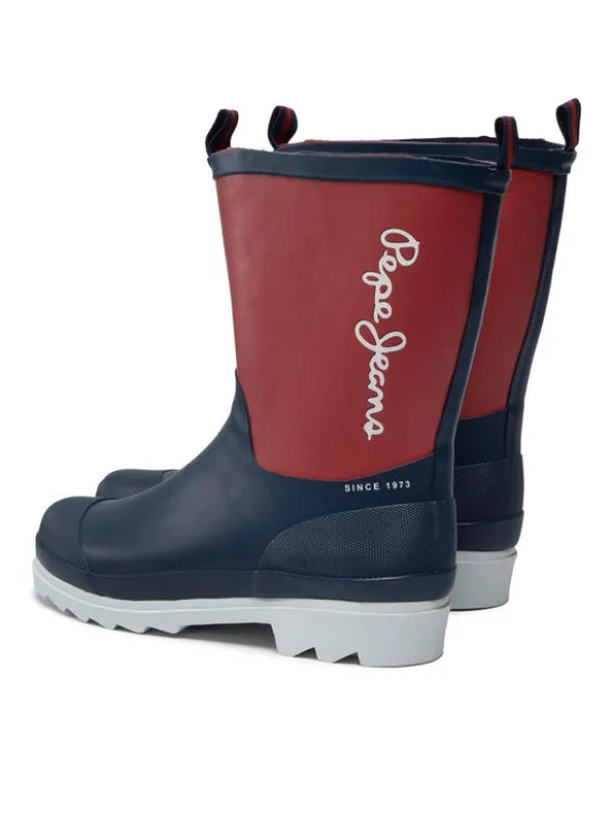 Pepe Jeans Kalosze Storm Basic PBS50097 Granatowy