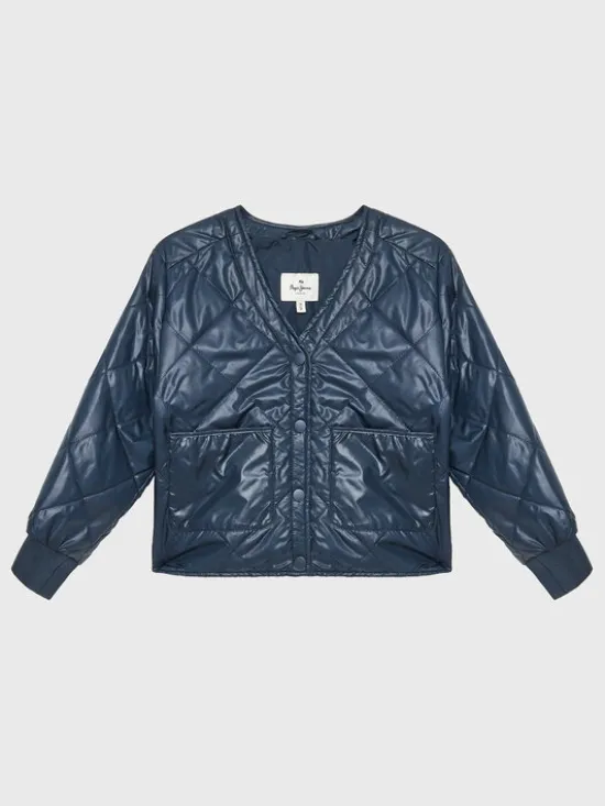 Pepe Jeans Kurtka przejściowa Sheryline PG401064 Granatowy Regular Fit