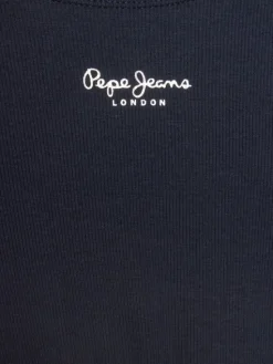 Pepe Jeans Sukienka letnia Olya PG951663 Granatowy Regular Fit