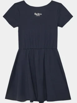 Pepe Jeans Sukienka letnia Olya PG951663 Granatowy Regular Fit