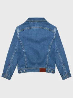 Pepe Jeans Szorty jeansowe New Berry PG401046JR7 Niebieski Regular Fit