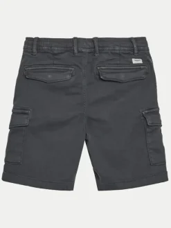Pepe Jeans Szorty materiałowe Ted PB800790 Szary Regular Fit