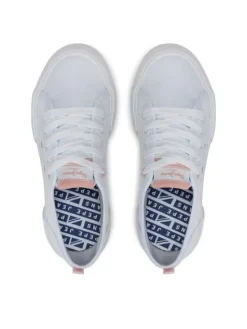 Pepe Jeans Tenisówki Brady Basic G PGS30604 Biały