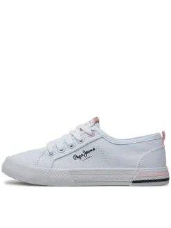 Pepe Jeans Tenisówki Brady Basic G PGS30604 Biały