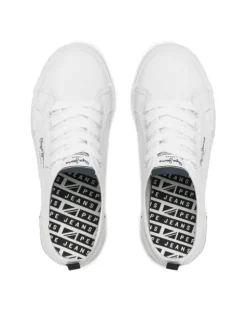Pepe Jeans Tenisówki Brady Basic Boy PBS30549 Biały