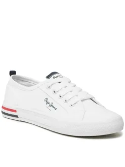 Pepe Jeans Tenisówki Brady Basic Boy PBS30549 Biały