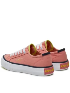 Pepe Jeans Tenisówki Ottis Basic G PGS30605 Pomarańczowy