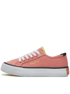 Pepe Jeans Tenisówki Ottis Basic G PGS30605 Pomarańczowy
