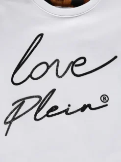 PHILIPP PLEIN Bluza 2301 Biały Basic Fit