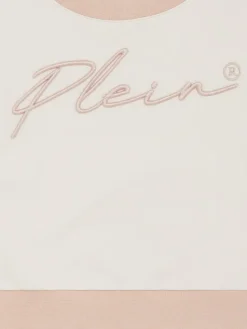 PHILIPP PLEIN Bluza 28137 Biały Regular Fit