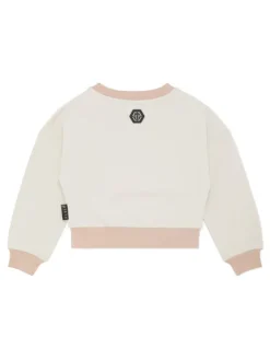 PHILIPP PLEIN Bluza 28137 Biały Regular Fit