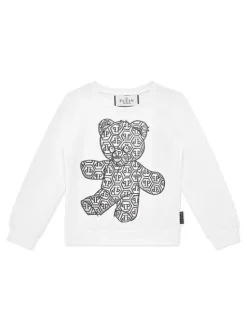 PHILIPP PLEIN Bluza 20117 Biały Regular Fit