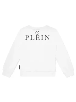 PHILIPP PLEIN Bluza 20117 Biały Regular Fit