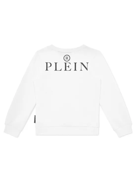 PHILIPP PLEIN Bluza 20117 Biały Regular Fit