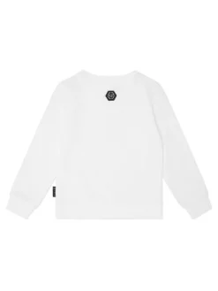 PHILIPP PLEIN Bluza 27803 Biały Regular Fit
