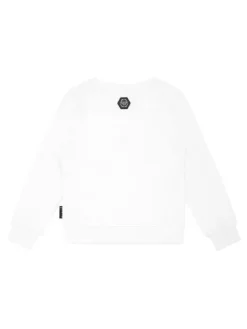 PHILIPP PLEIN Bluza 28165 Biały Regular Fit