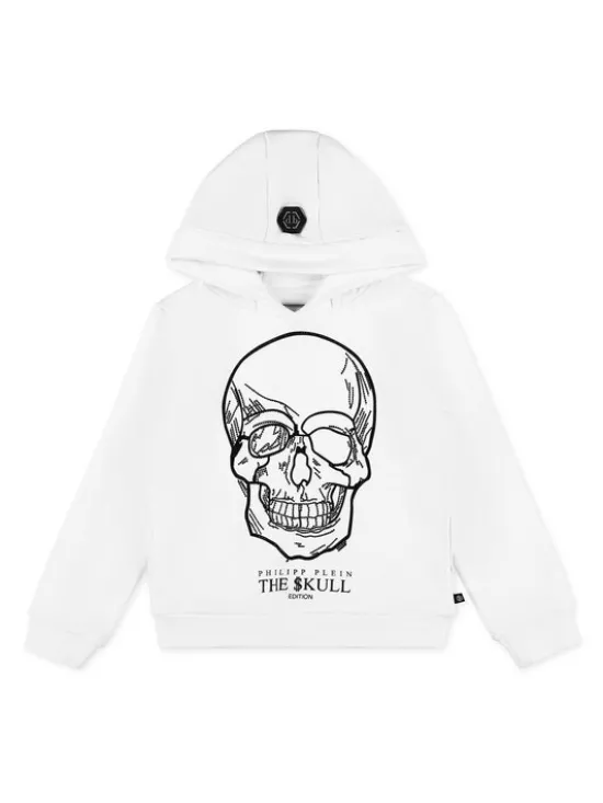 PHILIPP PLEIN Bluza 30282 Biały Regular Fit