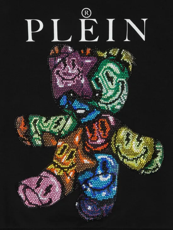 PHILIPP PLEIN Bluza 27801 Czarny Regular Fit