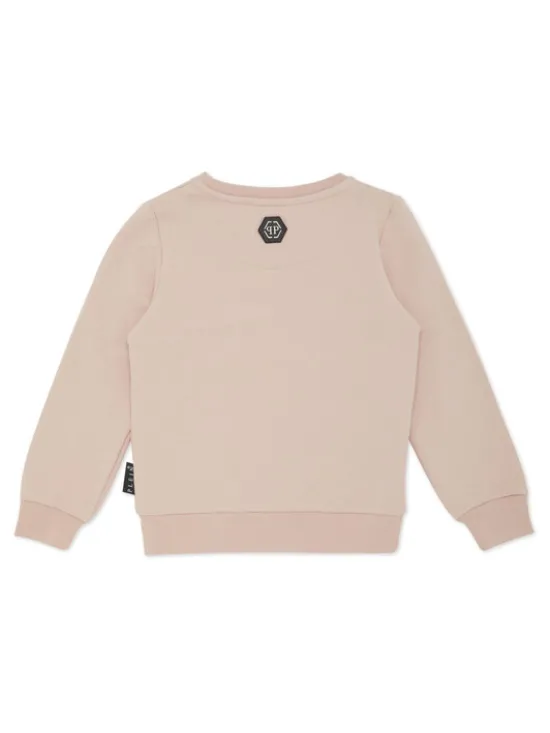 PHILIPP PLEIN Bluza 28157 Kremowy Regular Fit