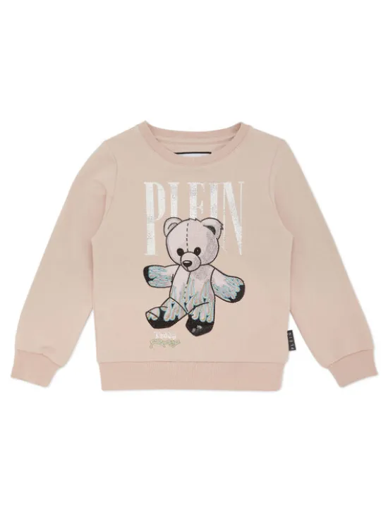 PHILIPP PLEIN Bluza 28157 Kremowy Regular Fit