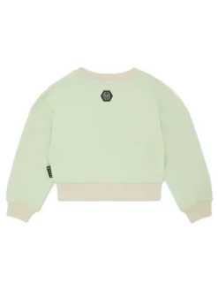 PHILIPP PLEIN Bluza 28137 Zielony Regular Fit