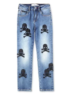 PHILIPP PLEIN Jeansy 4267 Błękitny Comfort Fit