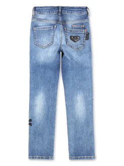 PHILIPP PLEIN Jeansy 4267 Błękitny Comfort Fit
