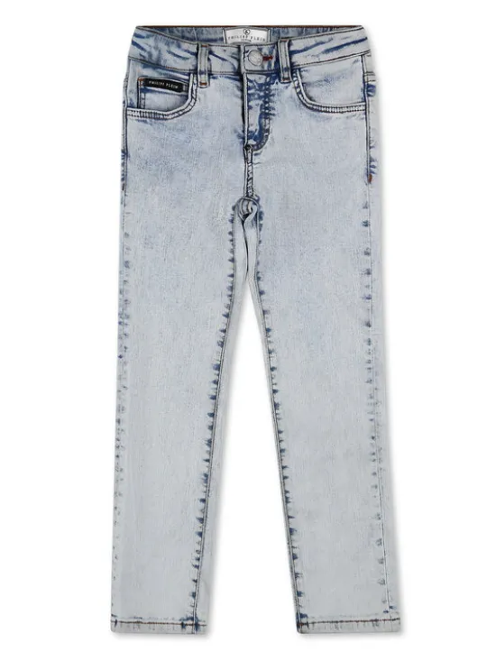 PHILIPP PLEIN Jeansy 6123 Błękitny Comfort Fit