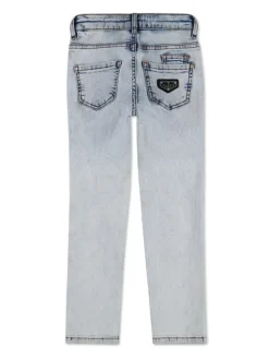 PHILIPP PLEIN Jeansy 6123 Błękitny Comfort Fit