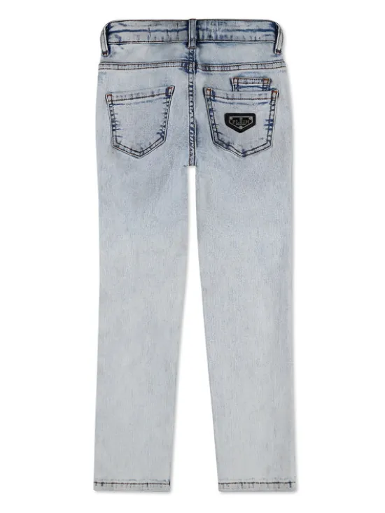 PHILIPP PLEIN Jeansy 6123 Błękitny Comfort Fit