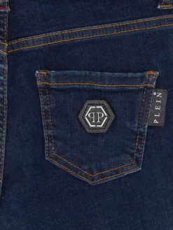 PHILIPP PLEIN Jeansy 27773 Błękitny Comfort Fit