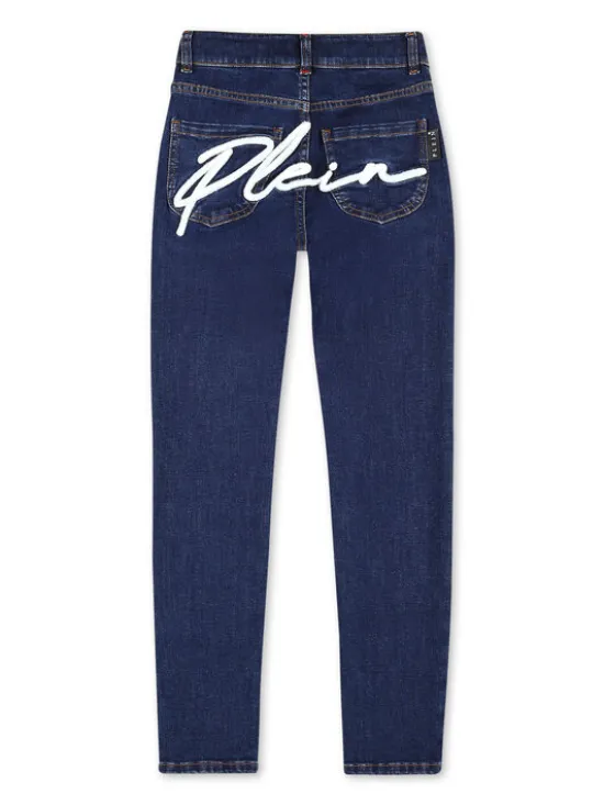 PHILIPP PLEIN Jeansy 1645 Błękitny Straight Fit