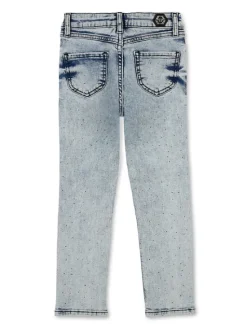 PHILIPP PLEIN Jeansy 27559 Błękitny Slim Fit